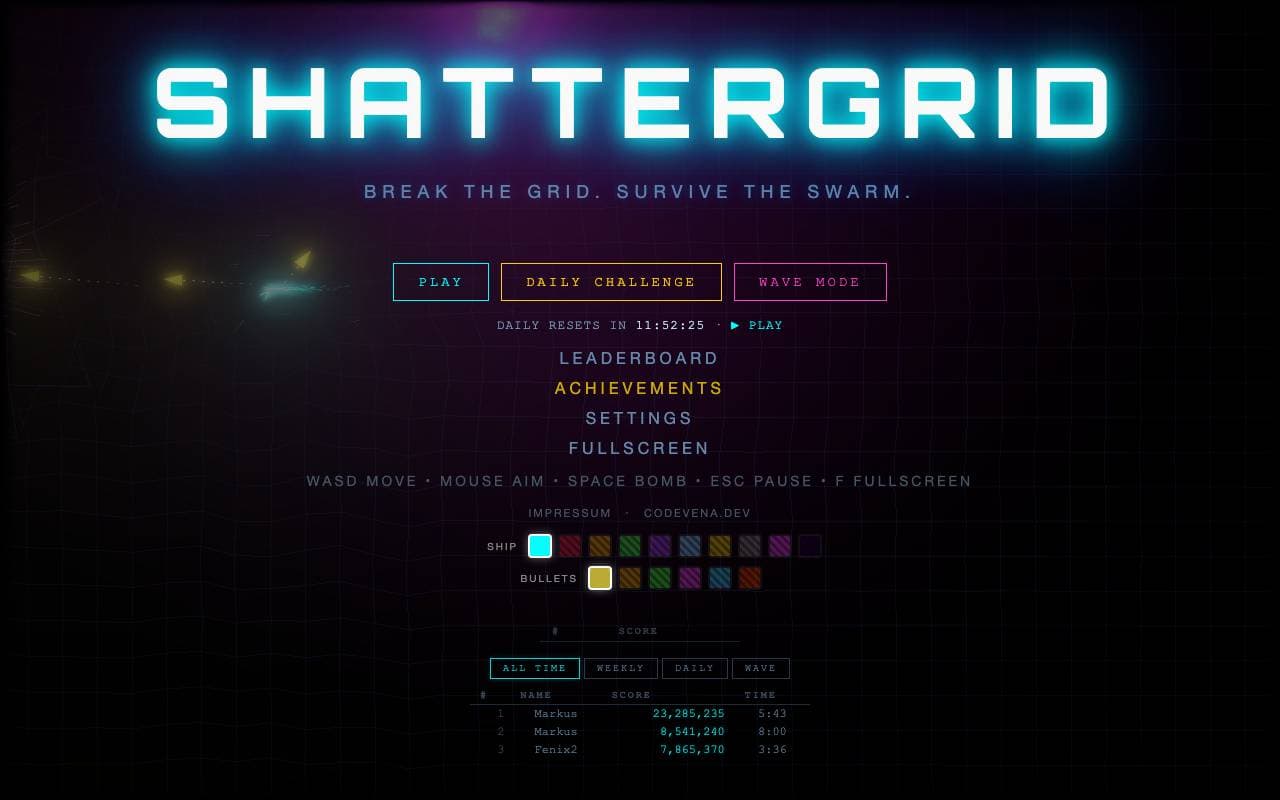 Shattergrid — Screenshot